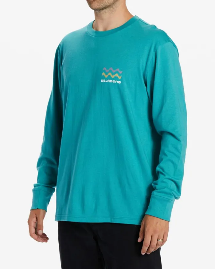 Fragment Long Sleeve TShirt Seagreen Men Billabong TShirts