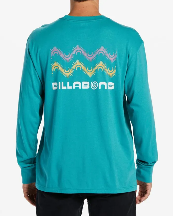 Fragment Long Sleeve TShirt Seagreen Men Billabong TShirts