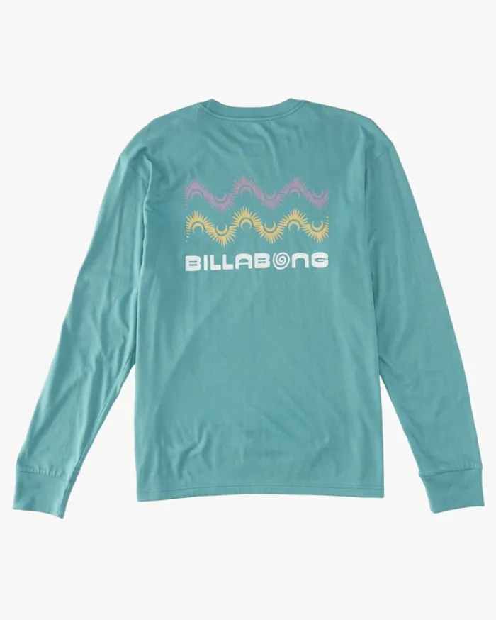 Fragment Long Sleeve TShirt Seagreen Men Billabong TShirts