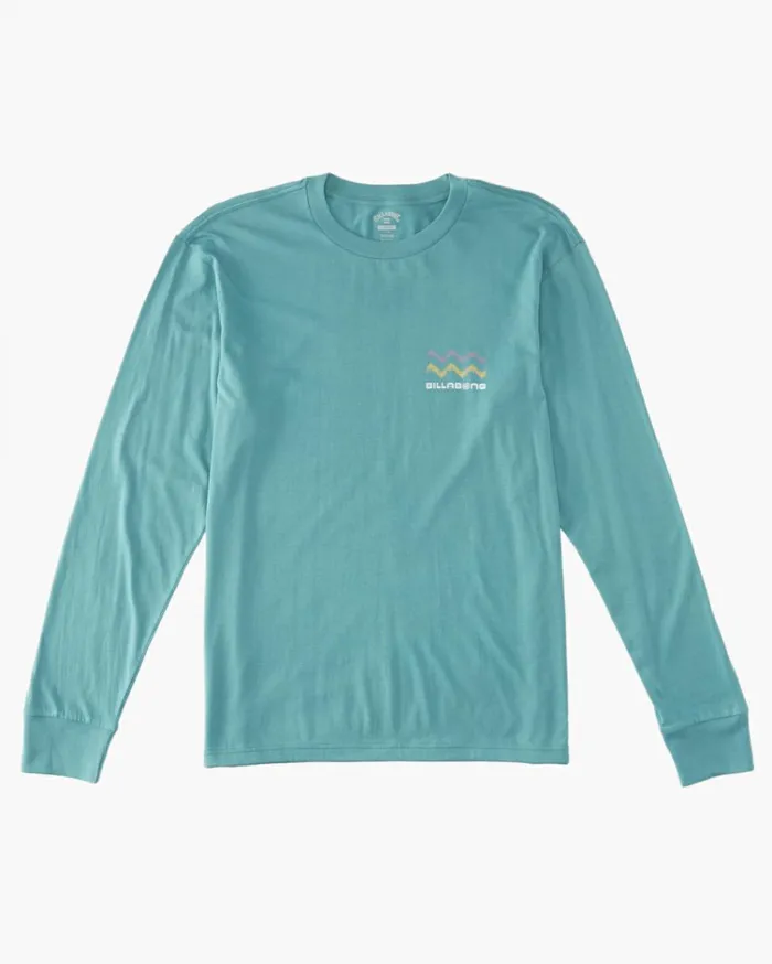 Fragment Long Sleeve TShirt Seagreen Men Billabong TShirts