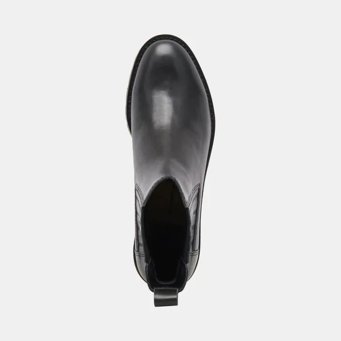 Fraya H2O Booties Black Leather Women Dolce Vita Boots and Booties