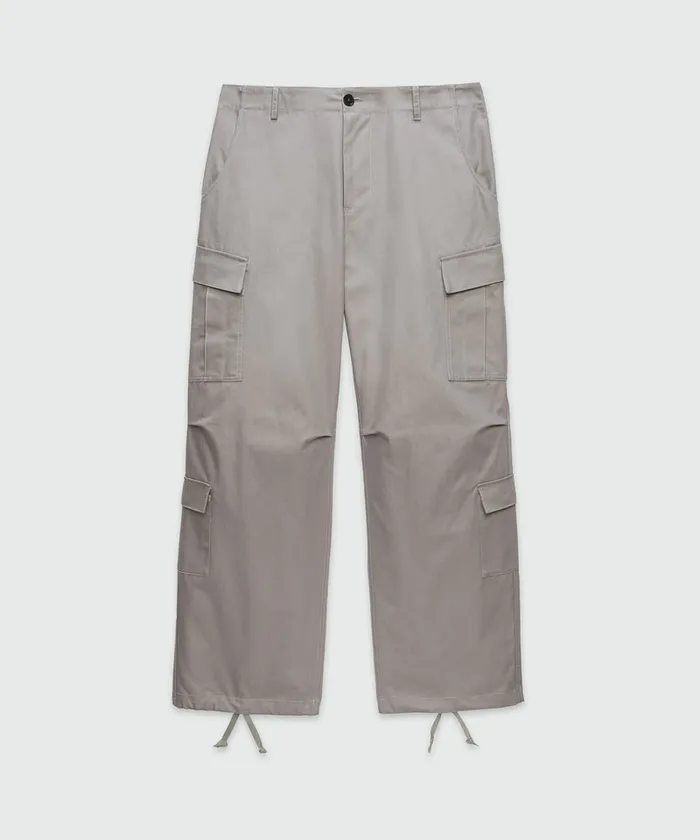 Gabardine Cotton Cargo Pants Men MSGM Pants And Shorts