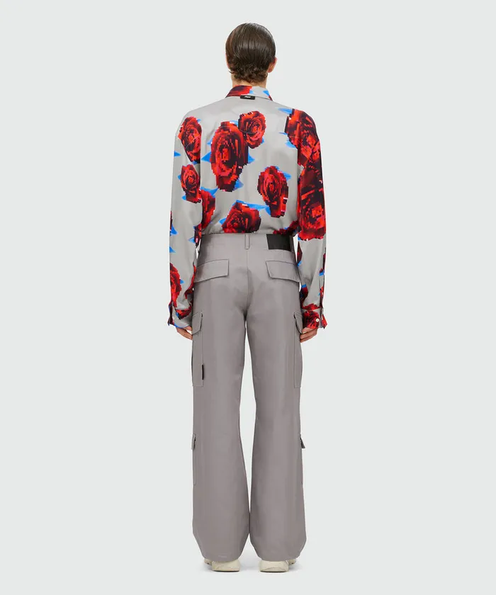 Gabardine Cotton Cargo Pants Men MSGM Pants And Shorts