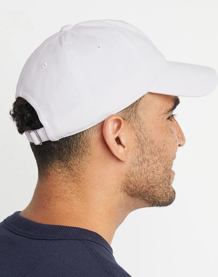 Garment Washed Relaxed Hat Classic Logo White MenWomen Champion Hats