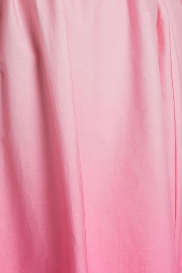 Gianna Midi Dress 8211 Square Neck Cut Out Bust Fit And Flare Dress In Pink Ombre Women Showpo Conscious