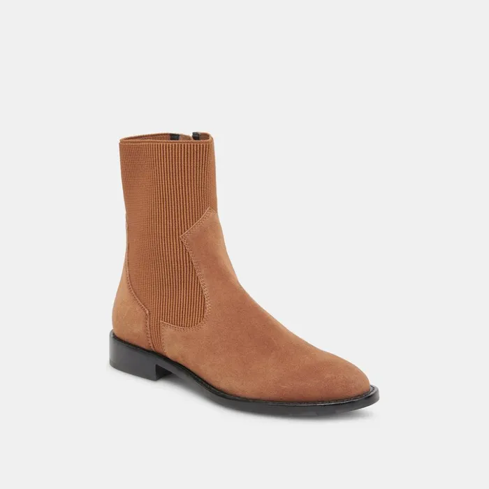 Gineva Boots Chestnut Suede Women Dolce Vita Boots and Booties