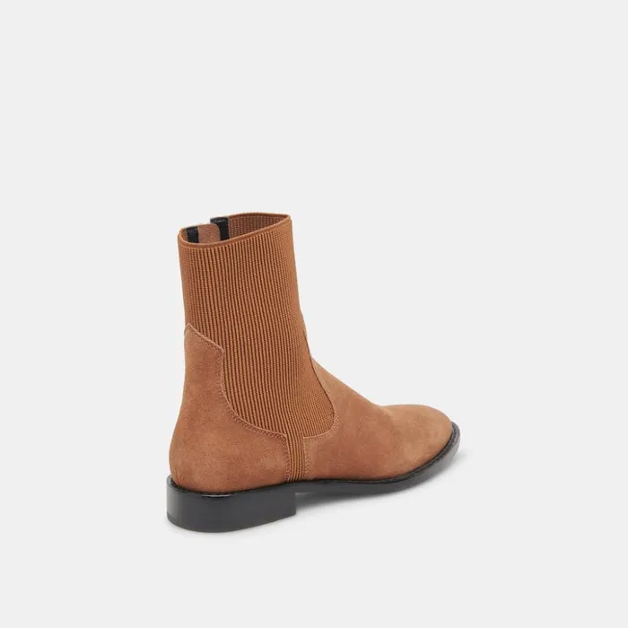Gineva Boots Chestnut Suede Women Dolce Vita Boots and Booties