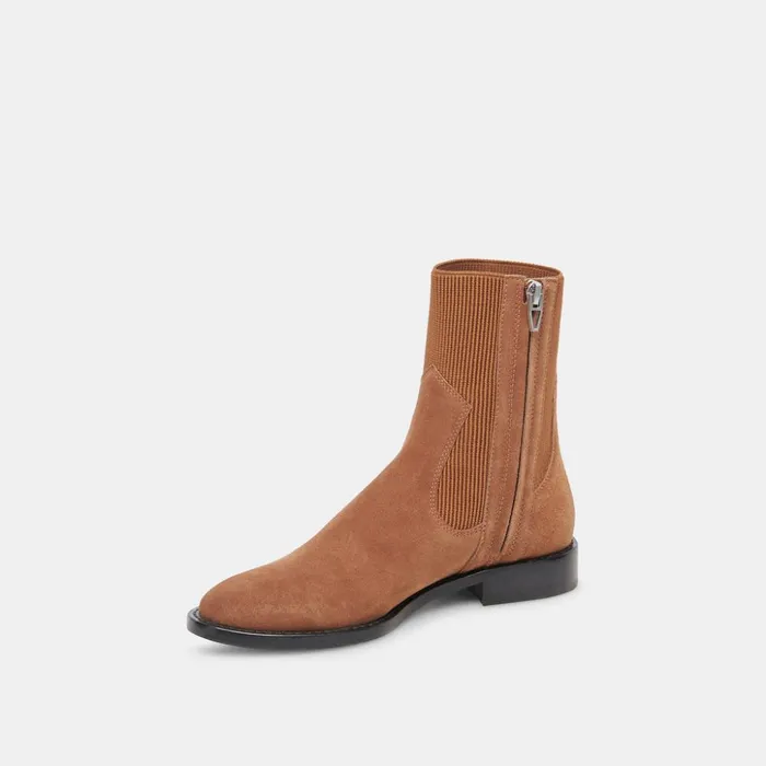 Gineva Boots Chestnut Suede Women Dolce Vita Boots and Booties