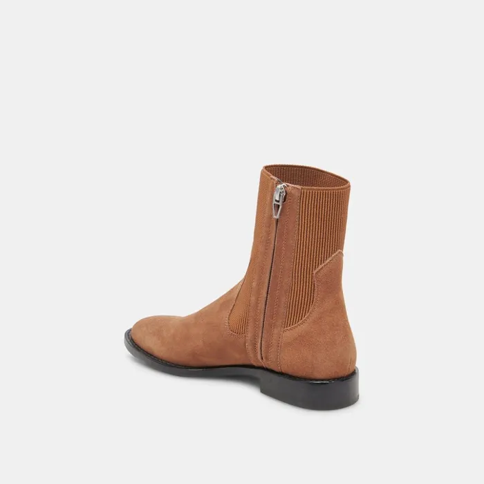 Gineva Boots Chestnut Suede Women Dolce Vita Boots and Booties