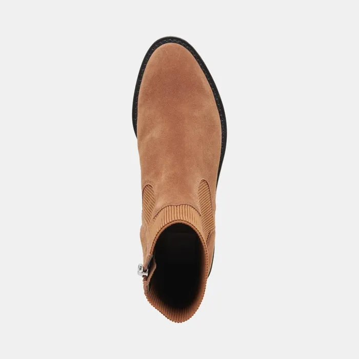 Gineva Boots Chestnut Suede Women Dolce Vita Boots and Booties