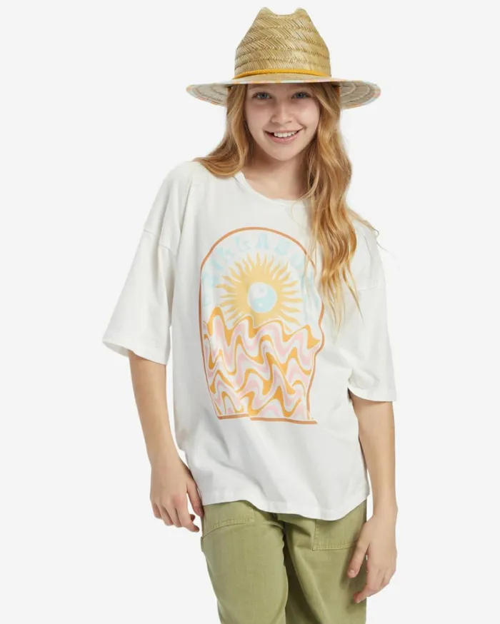Girl039s Groovy Nature TShirt Salt Crystal Kids Billabong Girls039 Tops and Tees
