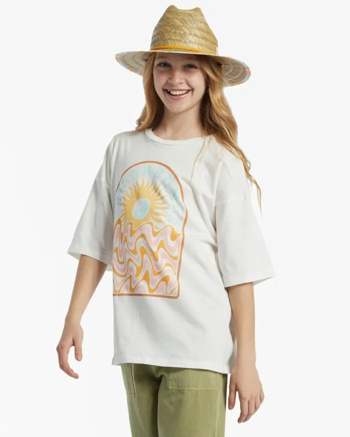 Girl039s Groovy Nature TShirt Salt Crystal Kids Billabong Girls039 Tops and Tees