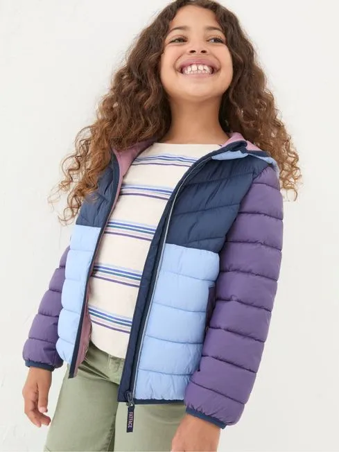 Girls Fatface Coats and Jackets Poppy Purple Padded Jacket