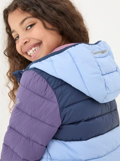 Girls Fatface Coats and Jackets Poppy Purple Padded Jacket