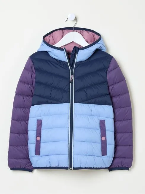 Girls Fatface Coats and Jackets Poppy Purple Padded Jacket