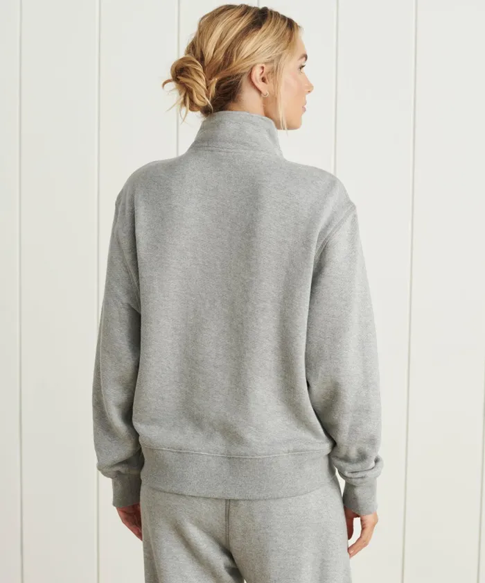 HalfZips Women Jenni Kayne Half Zip Sweatshirt Grey