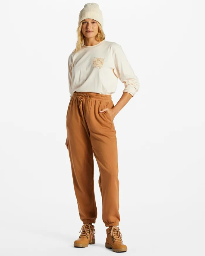 Halifax Joggers Caramel Women Billabong Pants