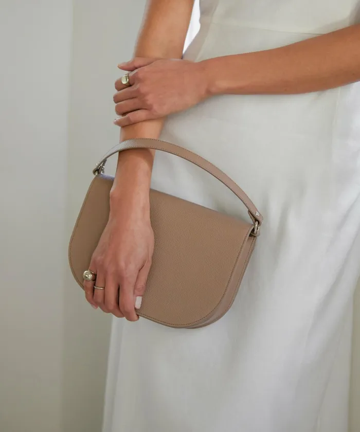 Handbags and Clutches Women Jenni Kayne Leather Sloane Bag Taupe