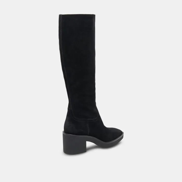 Harrah H2O Boots Onyx Suede Women Dolce Vita Boots and Booties