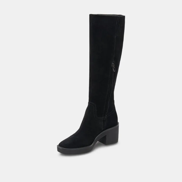Harrah H2O Boots Onyx Suede Women Dolce Vita Boots and Booties