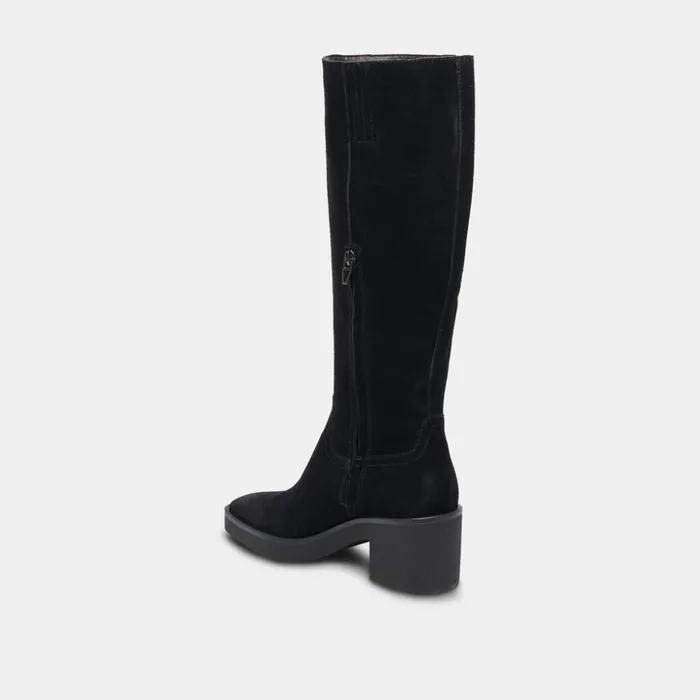 Harrah H2O Boots Onyx Suede Women Dolce Vita Boots and Booties