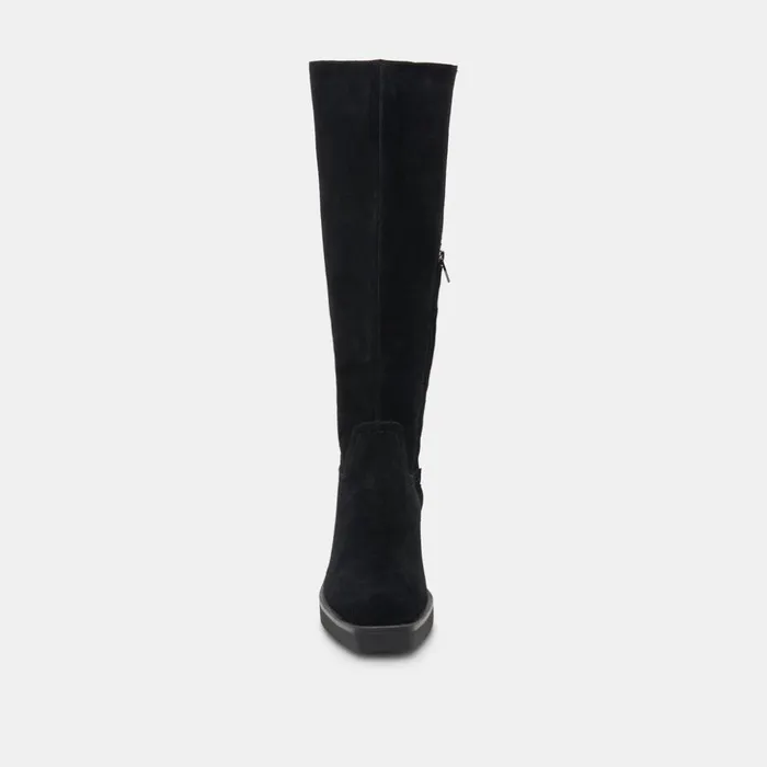 Harrah H2O Boots Onyx Suede Women Dolce Vita Boots and Booties