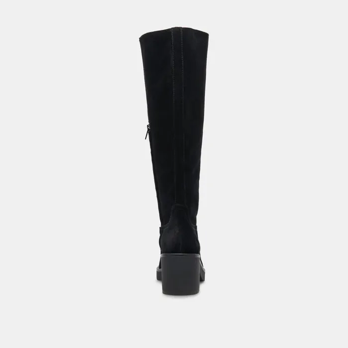Harrah H2O Boots Onyx Suede Women Dolce Vita Boots and Booties