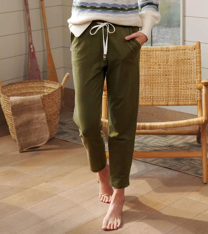 Hatley Adrien Jogger 8211 Loden Green Melange Women Bottoms