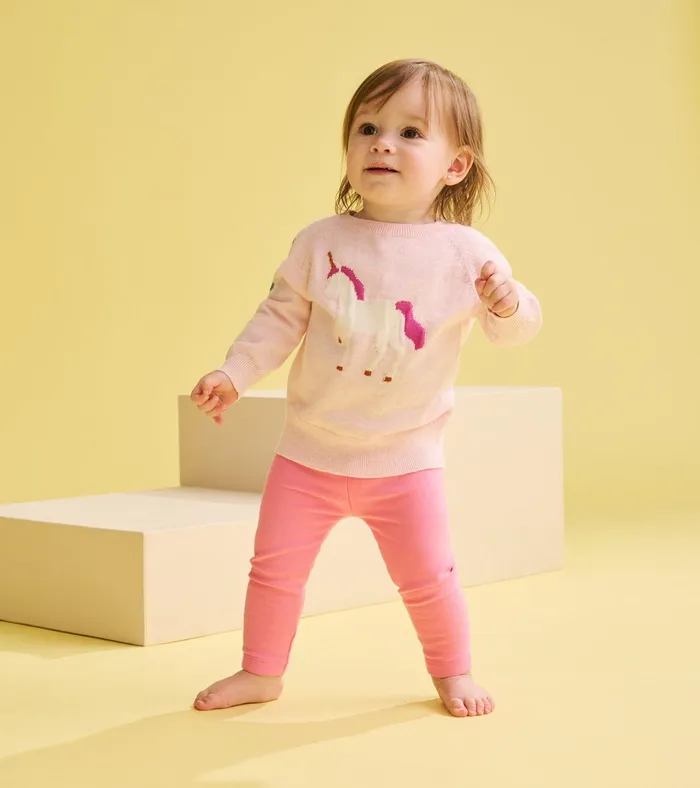 Hatley Baby and Toddler Girls Fall Unicorns Sweater Baby and Toddler Sweaters