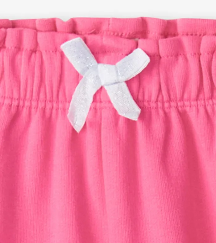 Hatley Baby and Toddler Girls Pink Love Everywhere Pants Baby and Toddler Bottoms
