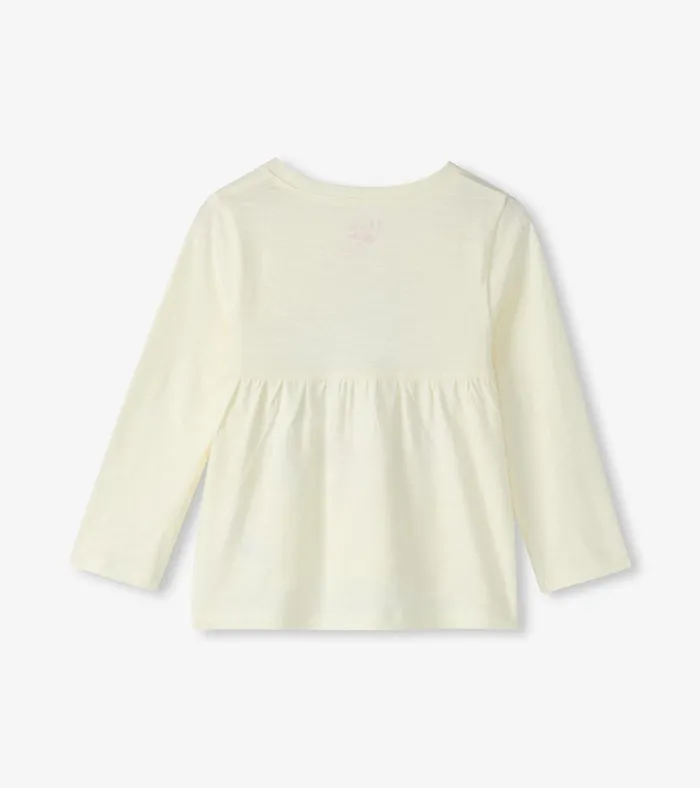 Hatley Baby and Toddler Skating Deer Long Sleeve TShirt Baby and Toddler Tops
