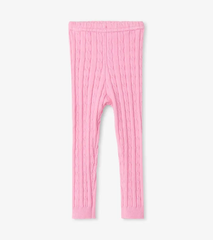 Hatley Baby Pink Cable Knit Leggings Baby and Toddler Bottoms
