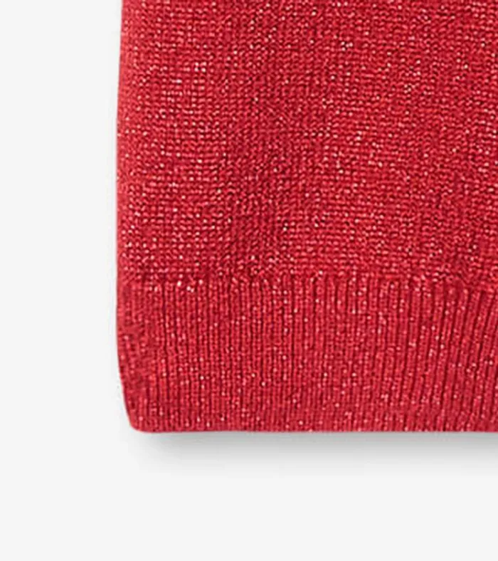 Hatley Baby Red Shimmer Cable Knit Leggings Baby and Toddler Bottoms