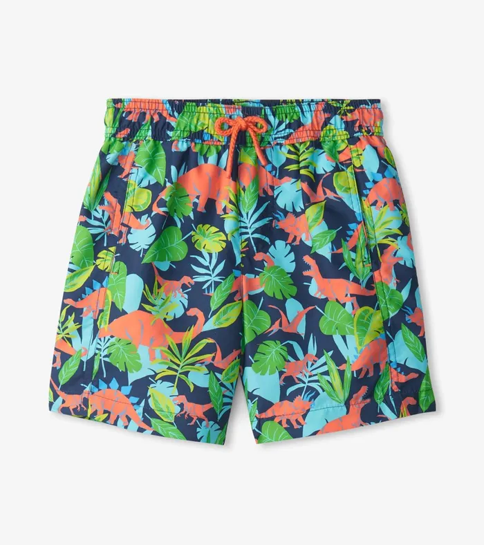 Hatley Boys Dino Jungle Swim Trunks Boys Swimwear