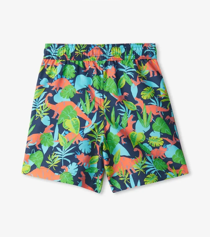 Hatley Boys Dino Jungle Swim Trunks Boys Swimwear