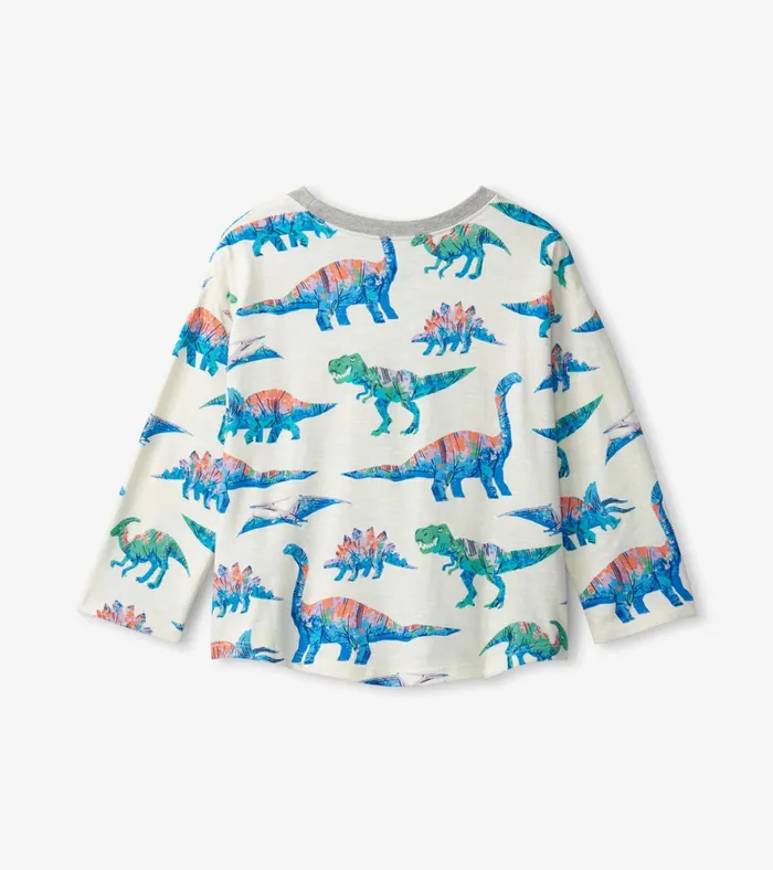 Hatley Dinosaurs Long Sleeve TShirt Baby and Toddler Tops