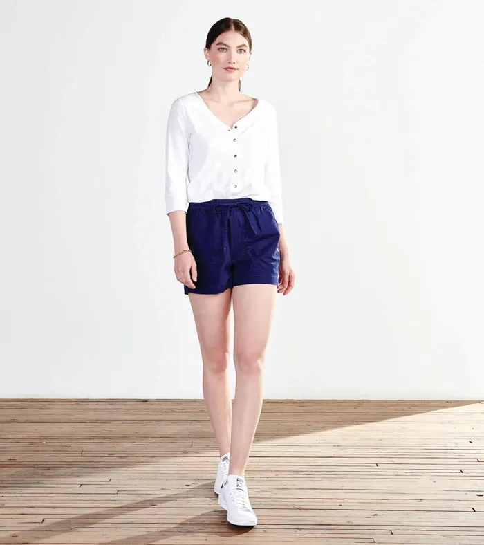 Hatley Everywhere Shorts 8211 Patriot Blue Women Bottoms