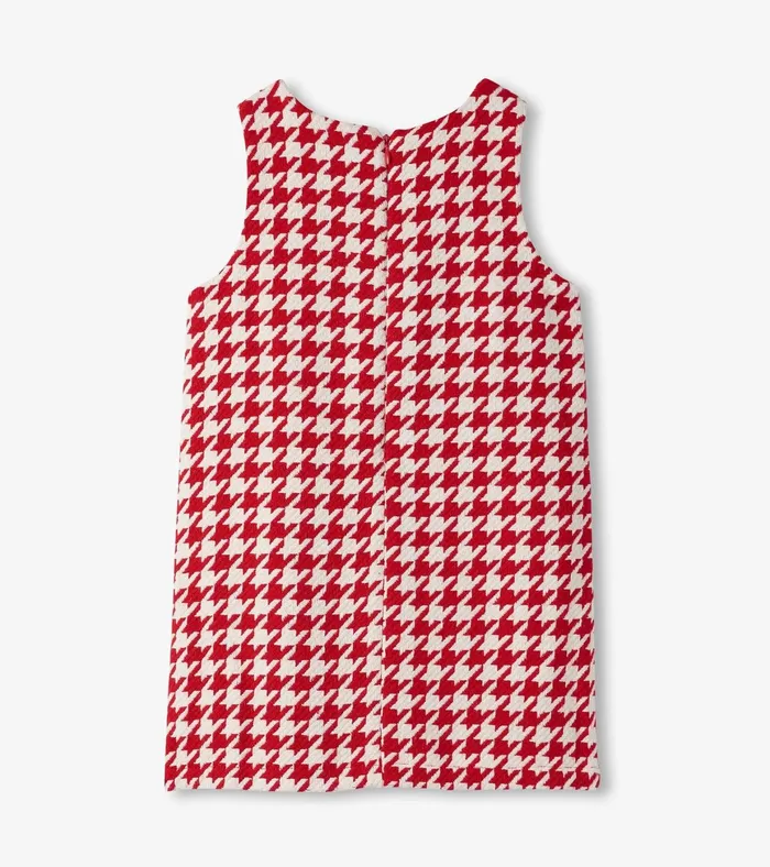 Hatley Girls Big Bow Houndstooth Dress Girls Dresses