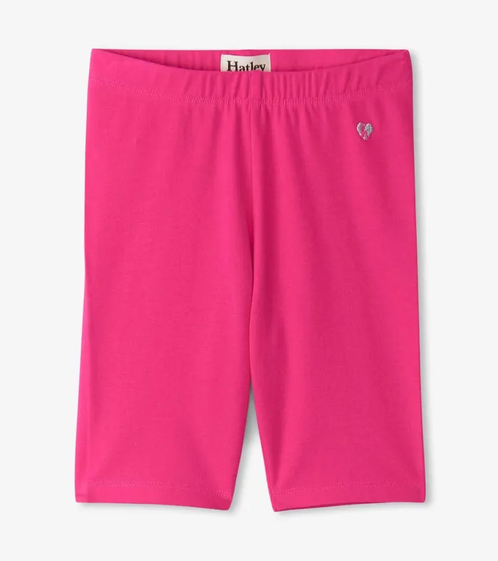 Hatley Girls Fuschia Bike Shorts Girls Bottoms