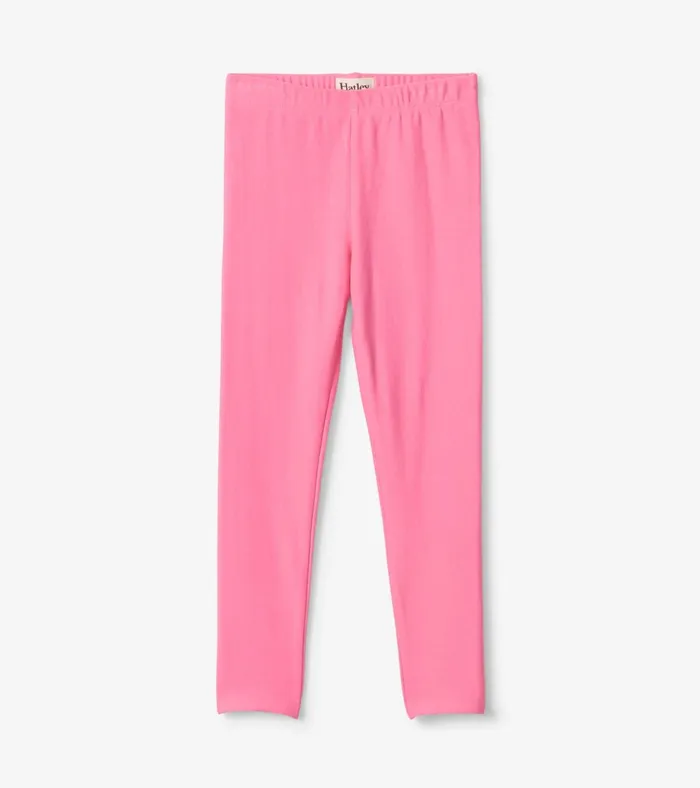 Hatley Girls Pink Cozy Leggings Girls Bottoms