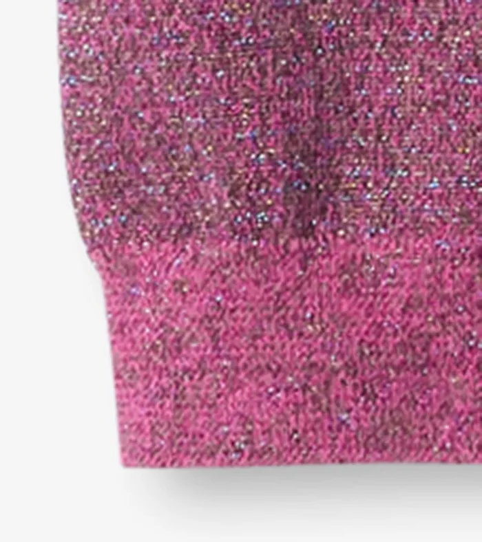 Hatley Girls Pink Glitter Knit Leggings Girls Bottoms