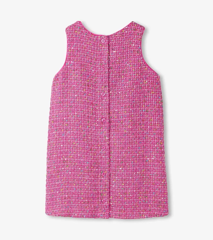 Hatley Girls Rose Violet Tweed Dress Girls Dresses