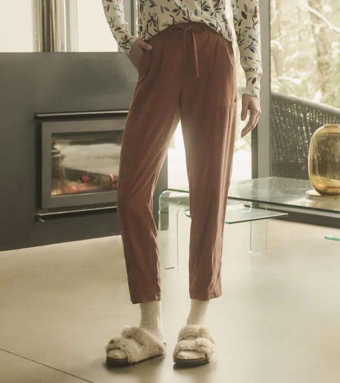 Hatley Jaime Ankle Pants 8211 Brown Women Bottoms