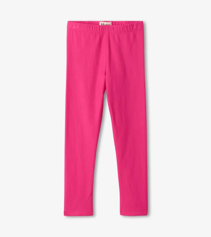 Hatley Magenta Cozy Leggings Girls Bottoms