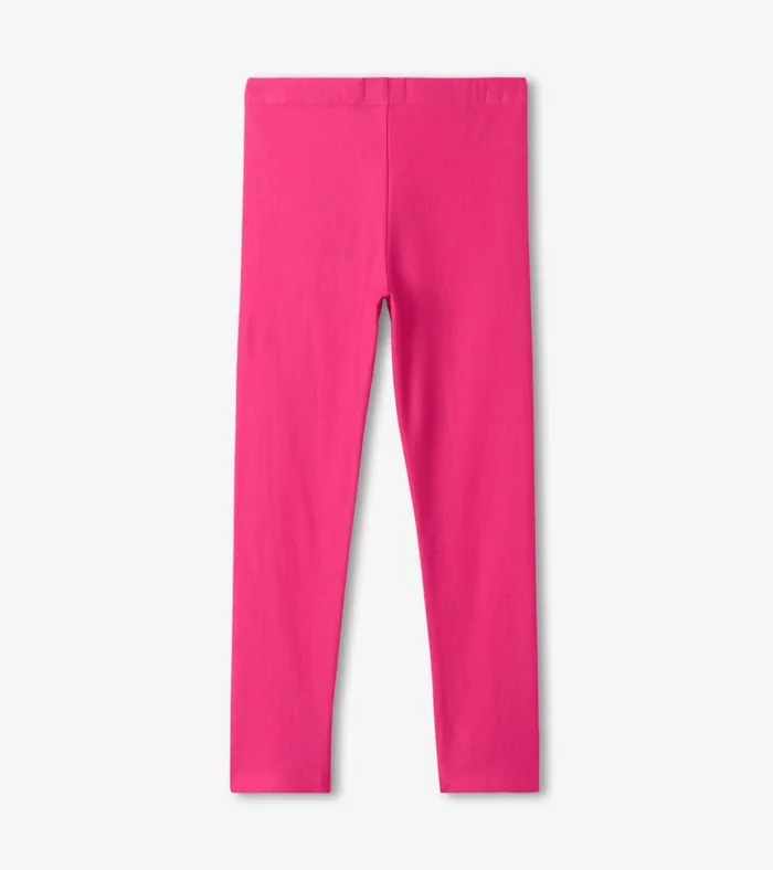 Hatley Magenta Cozy Leggings Girls Bottoms