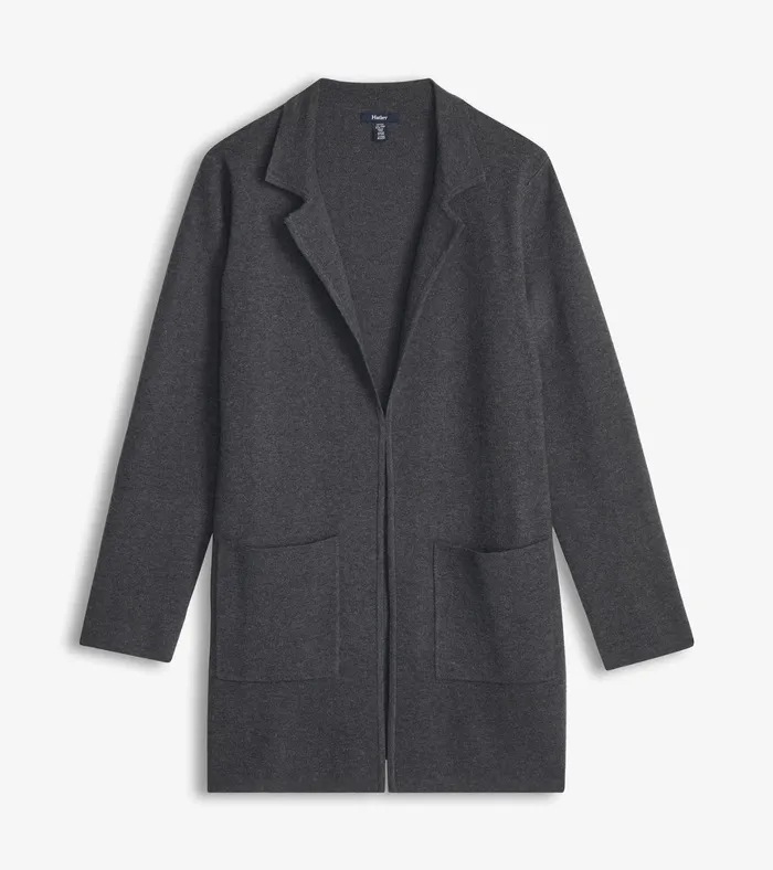 Hatley Sweater Blazer 8211 Charcoal Grey Women Sweaters