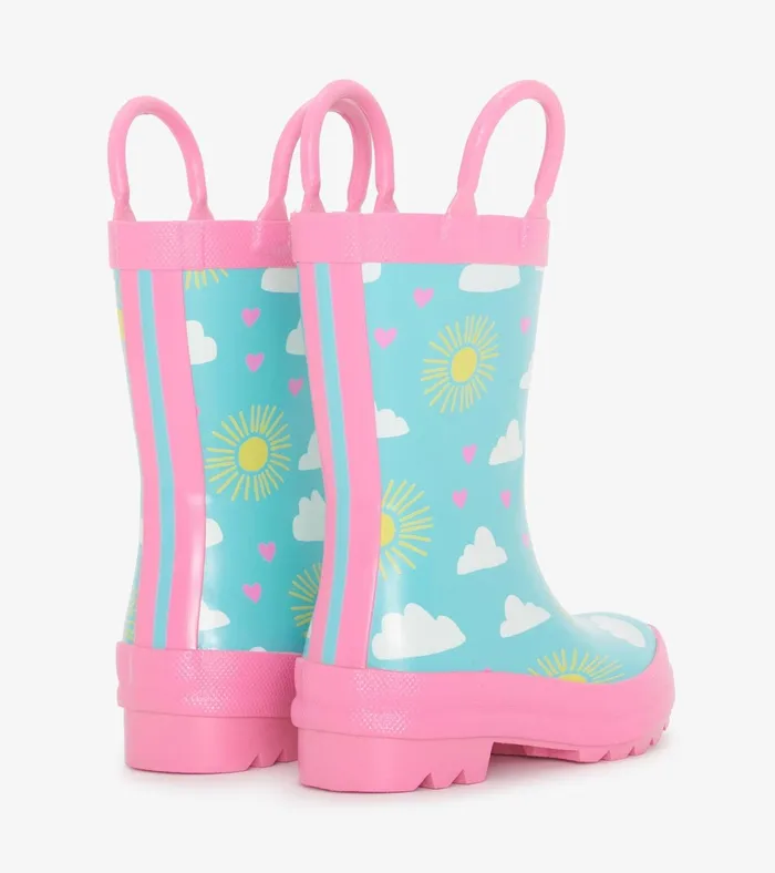 Hatley Toddler Girls Happy Skies Rain Boots Baby and Toddler Rainwear