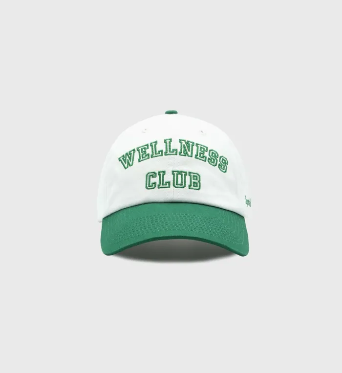 Hats Women Sporty and Rich Wellness Club Hat 8211 ForestWhite