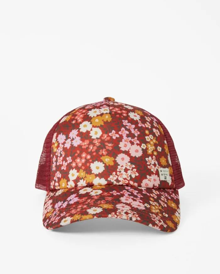 Heritage Mashup Trucker Hat Deep Sienna Women Billabong Hats and Beanies