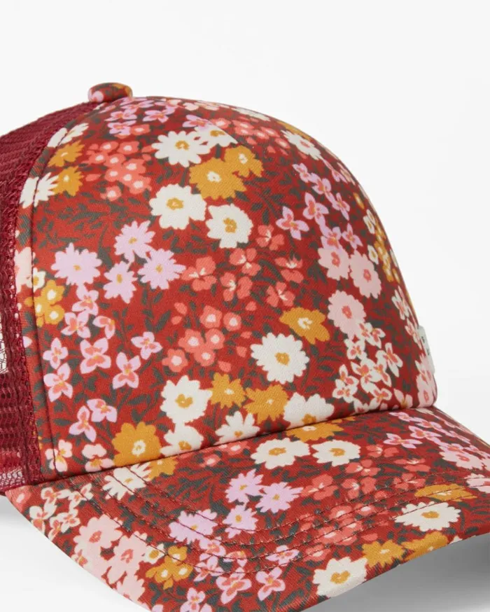 Heritage Mashup Trucker Hat Deep Sienna Women Billabong Hats and Beanies